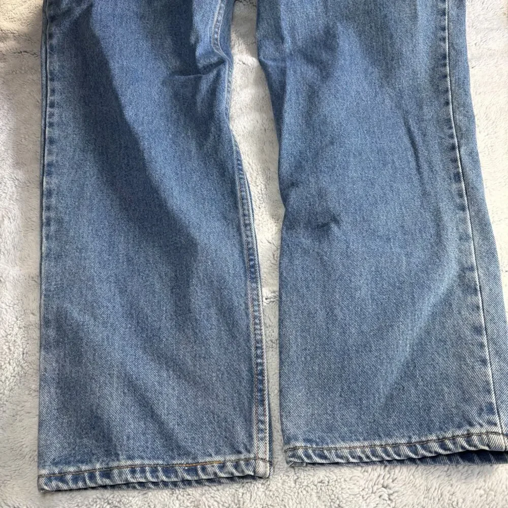 Vintage Levis USA MADE 550 Mens Jeans 36x30 Black Batwing Red Tag Relaxed Fit